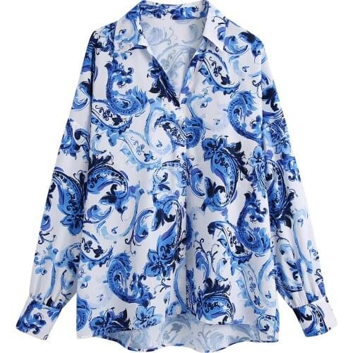 Синие блузки Willshela China At AliExpress