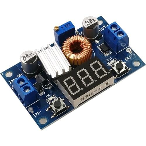 XL4015 75W 5A High Power DC-DC Adjustable Step down Module Power Module + LED Voltmeter
