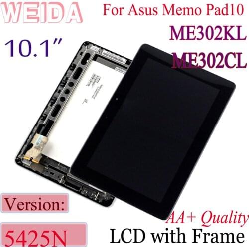 WEIDA 10.1 " For ASUS MeMO Pad FHD 10 ME302 5425N K00A LCD Display Touch Digitizer Assembly ME302CL ME302KL K005