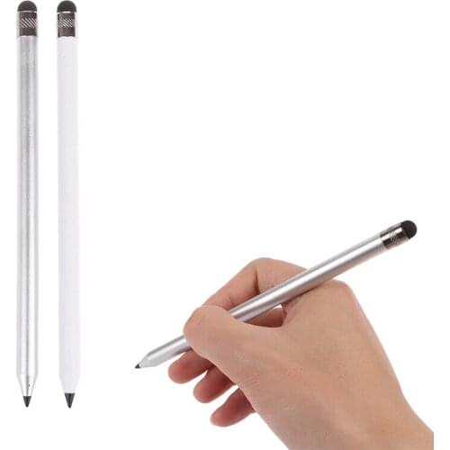 1PC New Phone Stylus Touch Screen Pen Resistance Capacitive Dual-use 16.5*0.9cm