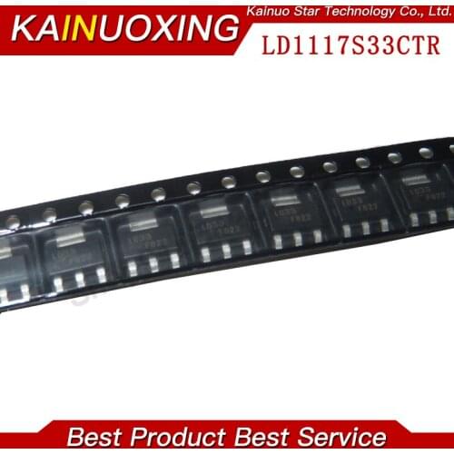 10pcs LD1117S33CTR SOT-223 LD1117S33 SOT223 LD33 IC REG LDO 3.3V 950MA