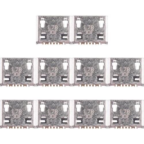 10 PCS Charging Port Connector Repalcement for Galaxy J1 2016 Mobile Phone