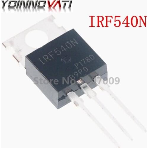 100PCS/lot IRF540N TO-220 IRF540NPBF IRF540 MOSFET MOSFT 100V 33A 44mOhm 47.3nC New original