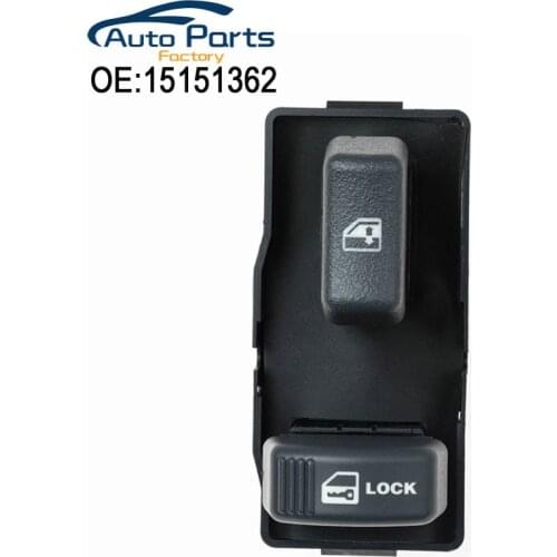 15151362 New 10 Pin & 2 Pin Front Right Power Window Door Lock Switch Control Button Black For Chevrolet GMC Truck Isuzu Hombre