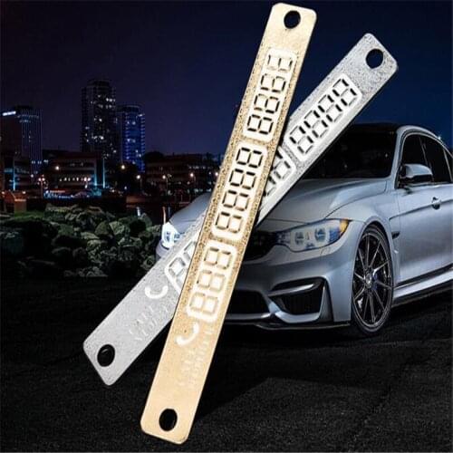 20 x Car Styling 15cmx2cm Temporary Parking Card Luminous Phone Number Card Plate Sticker For Cars