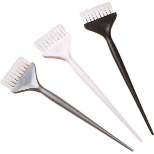 3pcs/set Medium Size Dyeing Brushes Salon Hair Bleach Tint Perm Dye Coloring Brush Dye Cream Apply Comb Hair Resistent Heat 1559