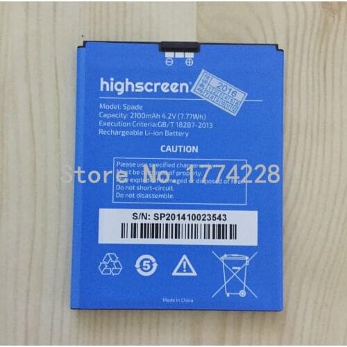 MLLSE Spade 2100mah battery For Highscreen Spade mobile phone