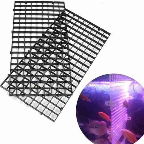 Fish Tank Under Gravel Filter Aquarium Bottom Isolation Filtration Sponge Divider Grid Plate Board Net Cleaning Supplies B6Q8