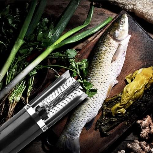 ABZS 120W Electric Fish Scaling Machine Scaler Waterproof Scraper Easy Scale for Fish Stripper Remover Quick Seafood Scraper