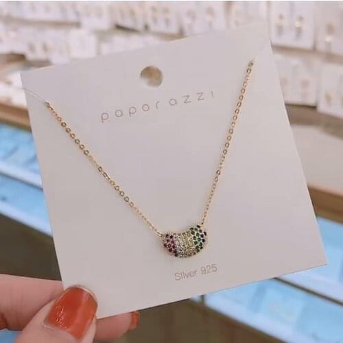 Foreign Purchase From Factory Crystal Chian Necklace Fashion jewelry for women
