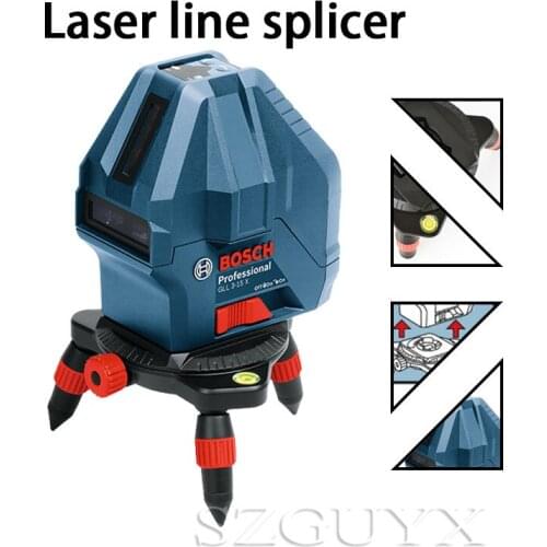 Compact and portable three-wire marking instrument laser line splicer Multifunction Multi-angle Tiltable Rotary level