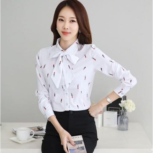 LooManca Stand-up Collar Blouses