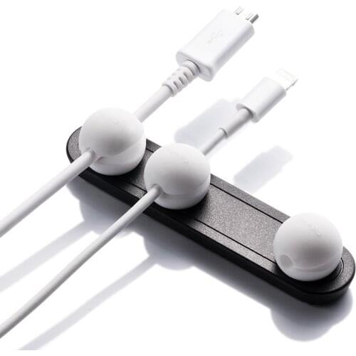 Magnetic Data Cable Device Cable Fixing Clamp Cord Clip Holder Management Storage Hub Office Desktop Home Organization Product