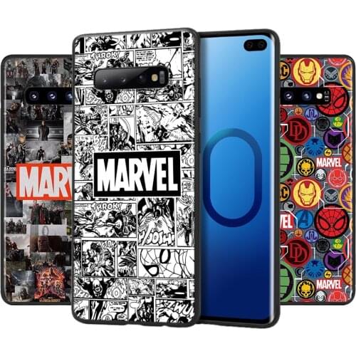 Marvel Logo Avengers For Samsung Galaxy S21 S20 FE Ultra Lite S10 5G S10E S9 S8 Plus Soft Silicone Phone Case