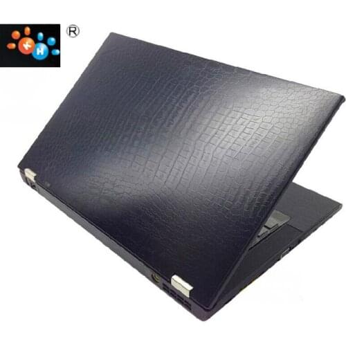 KH Laptop Carbon fiber Crocodile Snake Leather Sticker Skin Cover Guard Protector for Lenovo ideapad 700-15 15.6"