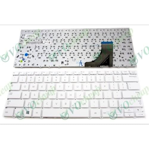 New US Laptop keyboard for SAMSUNG NP530U3B 530U3B NP530U3C 530U3C NP535U3C 535U3C NP540U3C 540U3C White BA5903677 V133660CS1