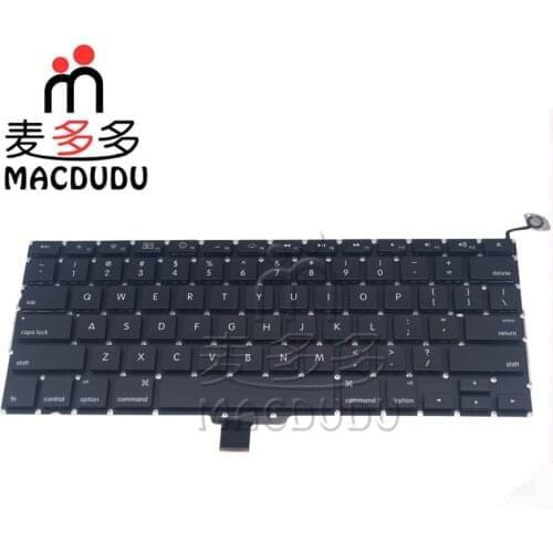 New French Spanish Russian Germany US UK Keyboard & keyboard screws For Macbook Pro 13" A1278 2009-2012 MC700 MC724 MD313 MD314
