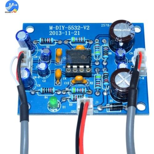NE5532 OP-AMP Stereo sound amplifier board amplifier for speakers DIY kit Control Board Circuit Sound Development for Arduino