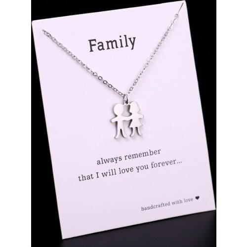 Love Family Tree Mom Sisters Pendant Necklaces Women Men Unisex Jewelry Christmas Gift Drop Shipping