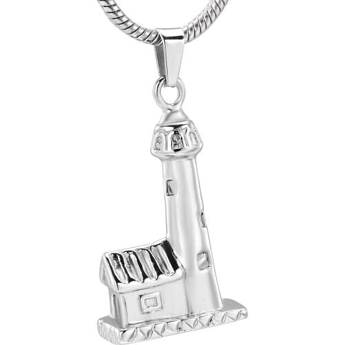 Stainless Steel Cremation Necklace Urn Pendant Memorial Ashe Jewelry For Women Pearl Charm&Rhombus Shape