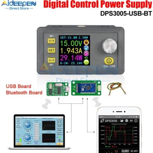 DPS3005 30V 32V 5A Communication Function Constant Voltage Current Step-down Power Supply Module Voltage Converter LCD Voltmeter