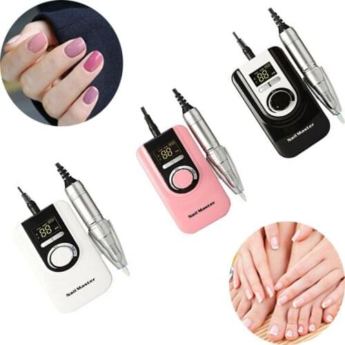 Portable Nail Drill Machine Set For Manicure Pedicure Eletric Nail Drill Bits 35000RPM Grinder Kit Apparatus Manicure Tools