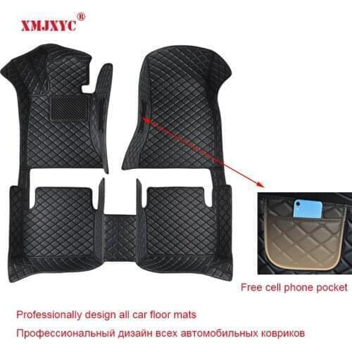Durable Leather Car Floor Mat for for toyota Sienna Fortuner VELLFIRE Venza WISH Previa Zelas HILUX car accessories