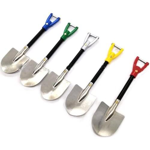 RC Car 1:10 Scale Accessories Simulation Toys Metal Shovel for 1/10 RC Crawler Axial SCX10 90046 Traxxas TRX4 D90 D110 TF2 Tamiy