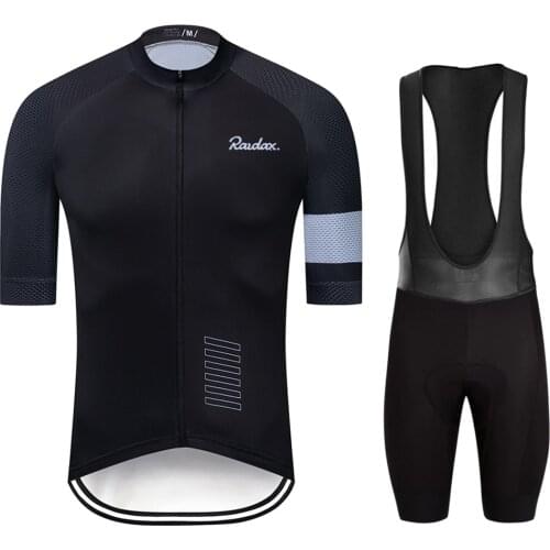 Raudax Brand Bike Cycling Set Man Cycling Jersey Short Sleeve Bicycle Cycling Clothing Mtb Bike Wear Triathlon Maillot Ciclismo