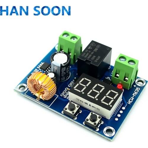 XH-M609 DC 12V 24V Voltage Charge Discharge Protection Board LED Digital Low Under Over Voltage Protect for Lithium Battery