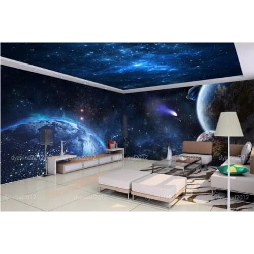 Custom mural photo 3d wallpaper Mysterious universe dream sky theme space Home decoration 3d wall murals wallpaper for wall 3 d