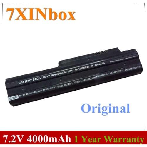 7XINbox 7.2V 4000mAh Original OP-570-76966 PC-VP-WP91 PC-VP-WP90 Laptop Battery For NEC PC-LL750MG PC-LL75RG