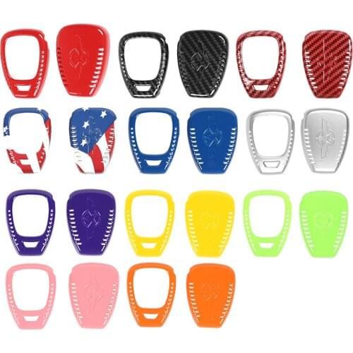 ABS Key Fob Protection Cover Case Shell Trim Fit for Jeep Wrangler JK 2007-2017 Compass 2008-2016 Commander 2011-16 Accessories