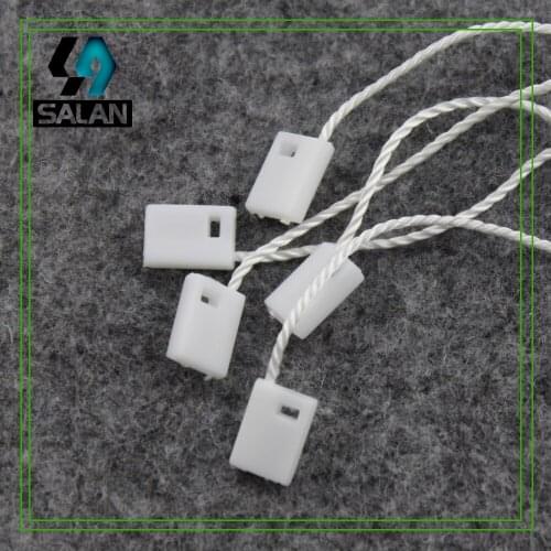 Free Shipping 19.5cm seal lock cords for clothing hang Tag for clothing string buckle string seal tag ropes