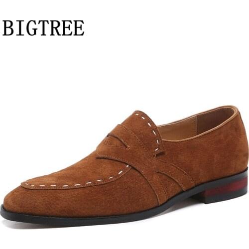 Business Shoes Men Oxford Leather Sepatu Slip On Pria Coiffeur Elegant Shoes Men Italian Formal Shoes Men Classic Big Size Bona
