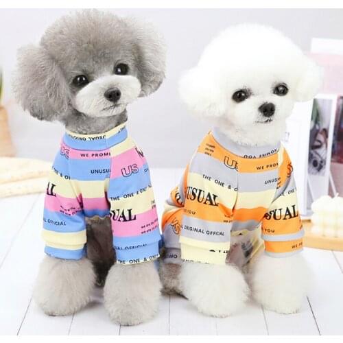Designer Dog Clothes for Small Dogs Clothing Summer Breathable T-Shirt for Dogs Clothes for Puppy Chihuahua Pug Pomeranian Shirt