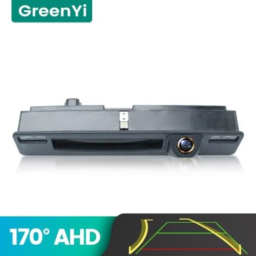 GreenYi 170° AHD 720P Trajectory Car Rear View Camera for Ford Focus 2015~2017 Reverse Reversing 4 pin Vehicle