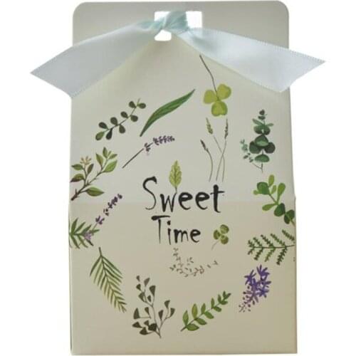 Korean creative romantic flower sea small fresh wedding gift box elegant bride sweet wedding party gift candy box 50pcs