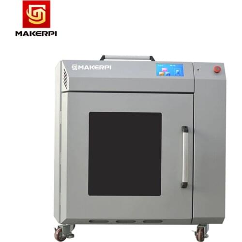 Makerpi S400 Industrial 3d Printer with Constant Temperature Heating System 500℃ Nozzle Support 360 Stainless Steel PEEK Materi