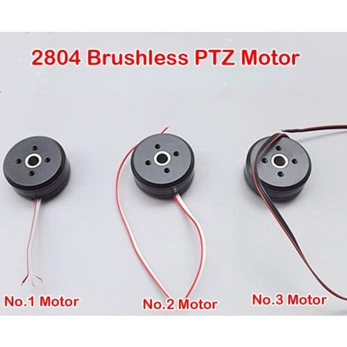 Micro 2804 Brushless Motor PTZ NdFeB Double Ball Bearing for Handheld Micro SLR Camera RC Drone Aircraft Toy Model Accessories