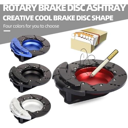 Fashion Creative Disc Brake Brake Disc Style Ashtray Aluminum Alloy Car Ashtray