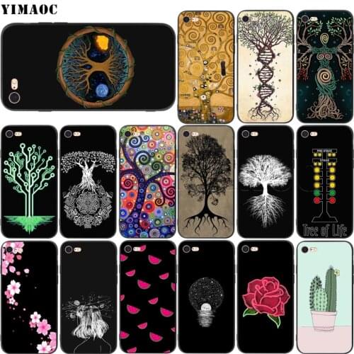 YIMAOC Tree of Life Soft Case for Apple iPhone SE 2020 5 5s 6 6s 7 8 Plus XR X Xs 11 12 Pro Max 12 mini