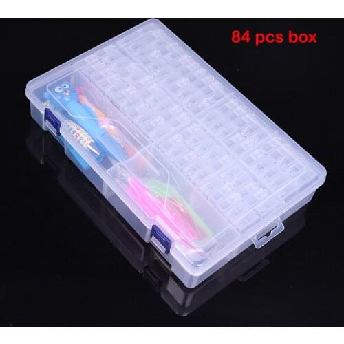 New 5D diamond painting accessories tools kit for square round diamond embroidery accessories art supplies storage box With pen