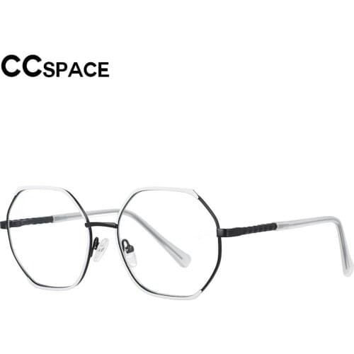 53083 Big Size Optical Glasses Anti-blue Light Lens Metal Frames Men Women Fashion Computer Eyeglasses