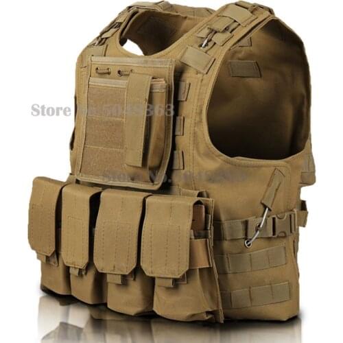 Tactical Mens Military Hunting Vest Field Battle Airsoft Molle Waistcoat Combat Assault Plate Carrier Hunting Vest Hunting Equip