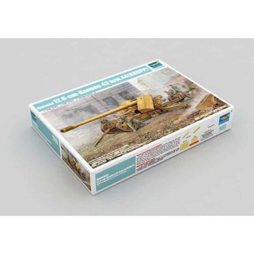 Trumpeter 02317 1/35 German 128mm Pak44(KRUPP) - Scale Model Kit