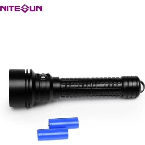 NITESUN DIV15S Scuba Diving Flashlight 4*CREE V3 LED max 3800 lumens underwater 150m professional diving light with battery