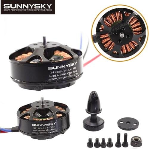 1pcs Sunnysky X4108S 380KV/480KV/600KV/690KV Outrunner Brushless Motor for Multi-rotor Aircraft multi-axis motor disc motor