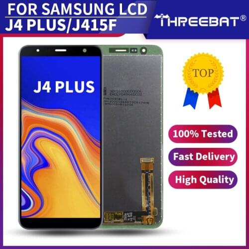 10pcs/lot 6.0'' AMOLED For Samsung Galaxy J4+ 2018 J4 Plus J415 J415F J410 LCD Display Touch Screen Sensor+Service package