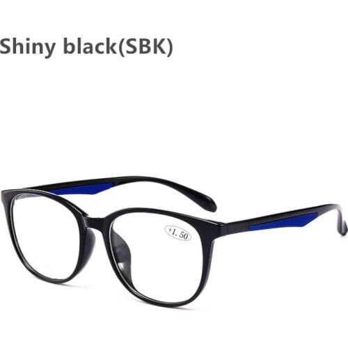 2018 Fashion Round Reading Glasses With 1.56 Aspheric CR39 Lenses Full Rim Presbyopia Eyewear for Men Women oculos de leitura